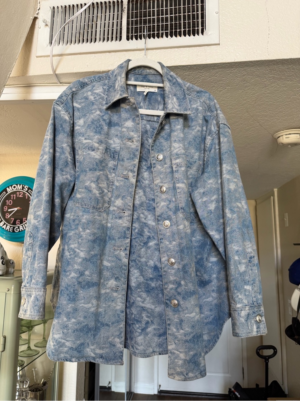 RAG & BONE Lory Oversized Denim Shirt Jacket